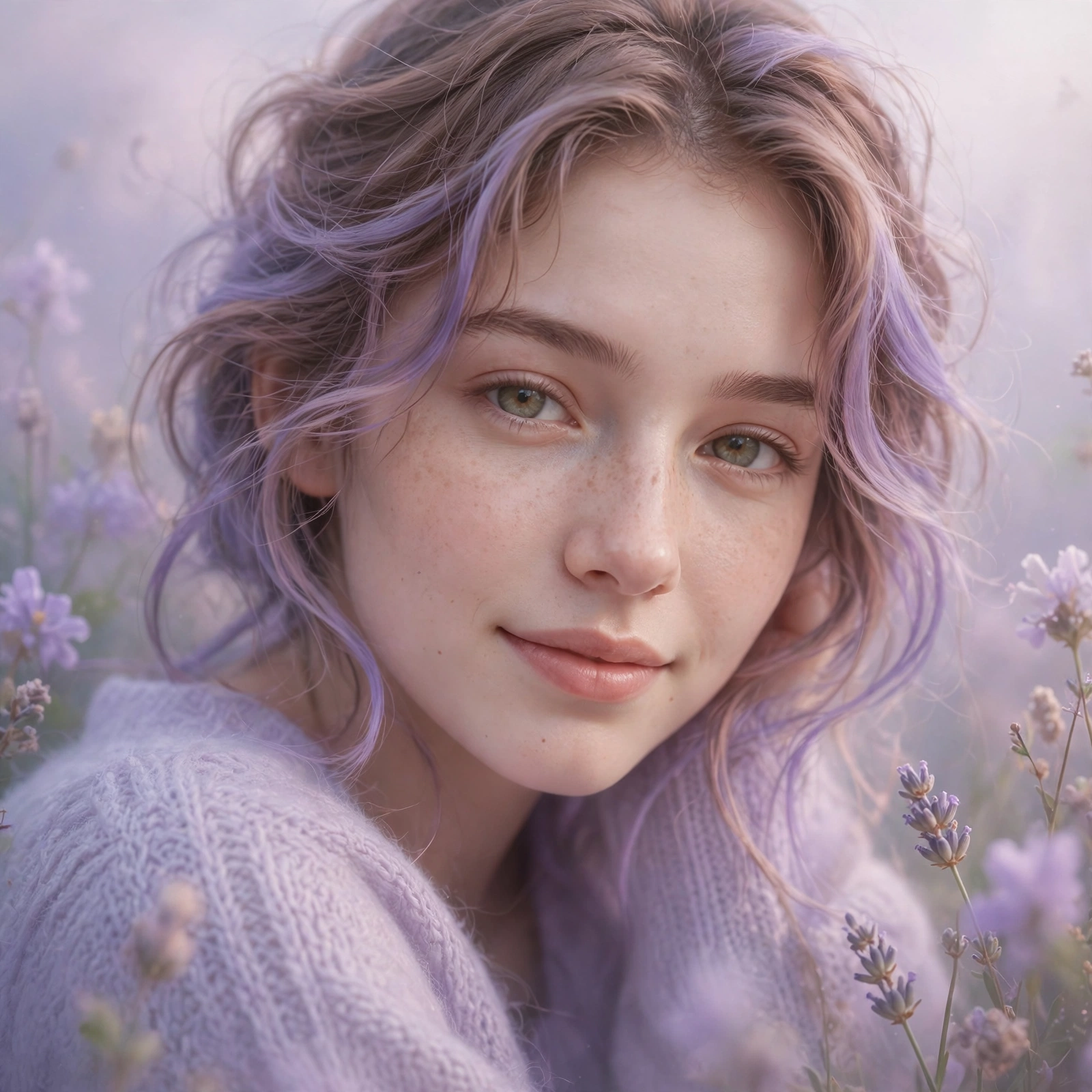 Soft Pastel Woman