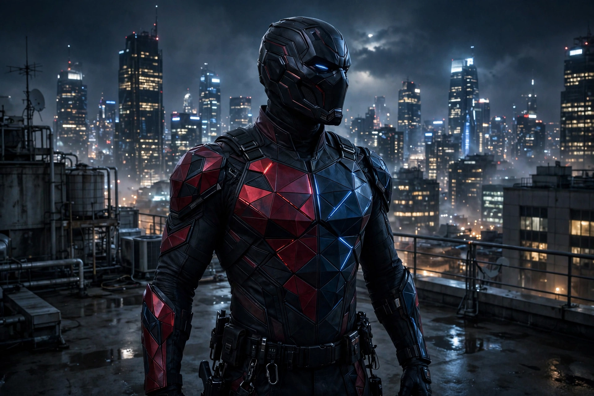 Masked Web Hero AI Video