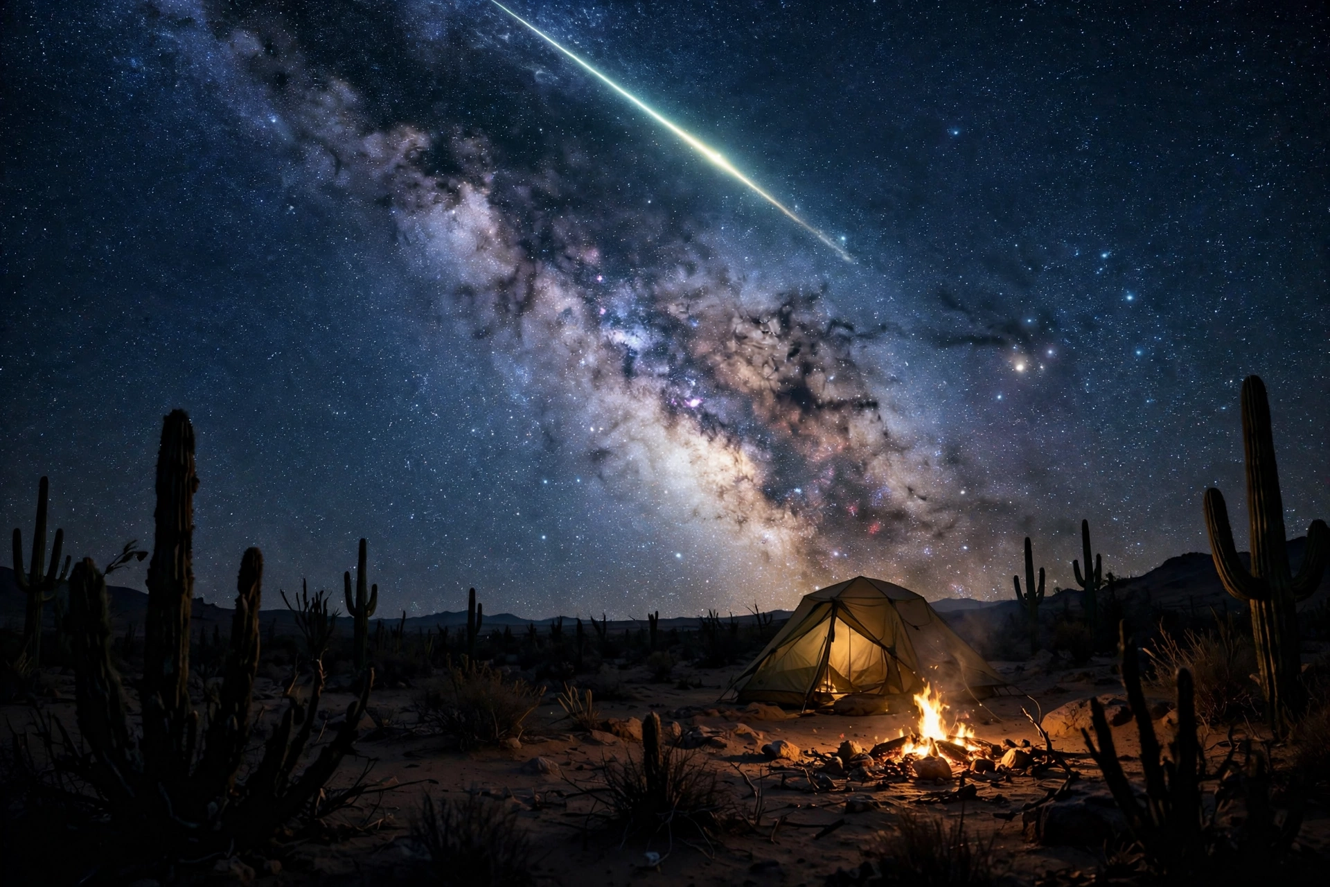 Starry Desert Night
