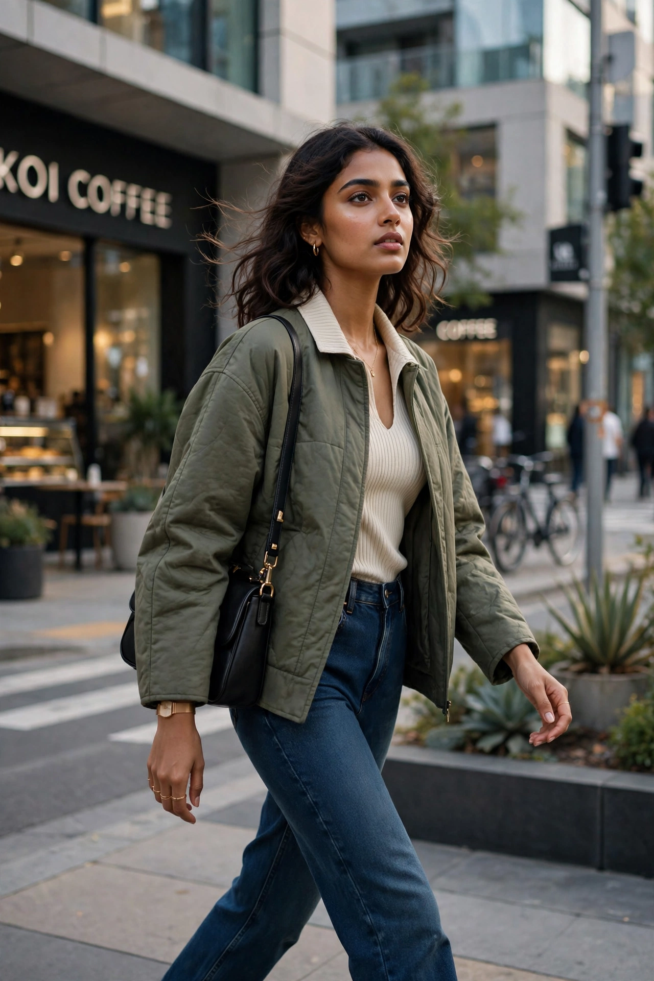 Stylish Street Fashion Portrait