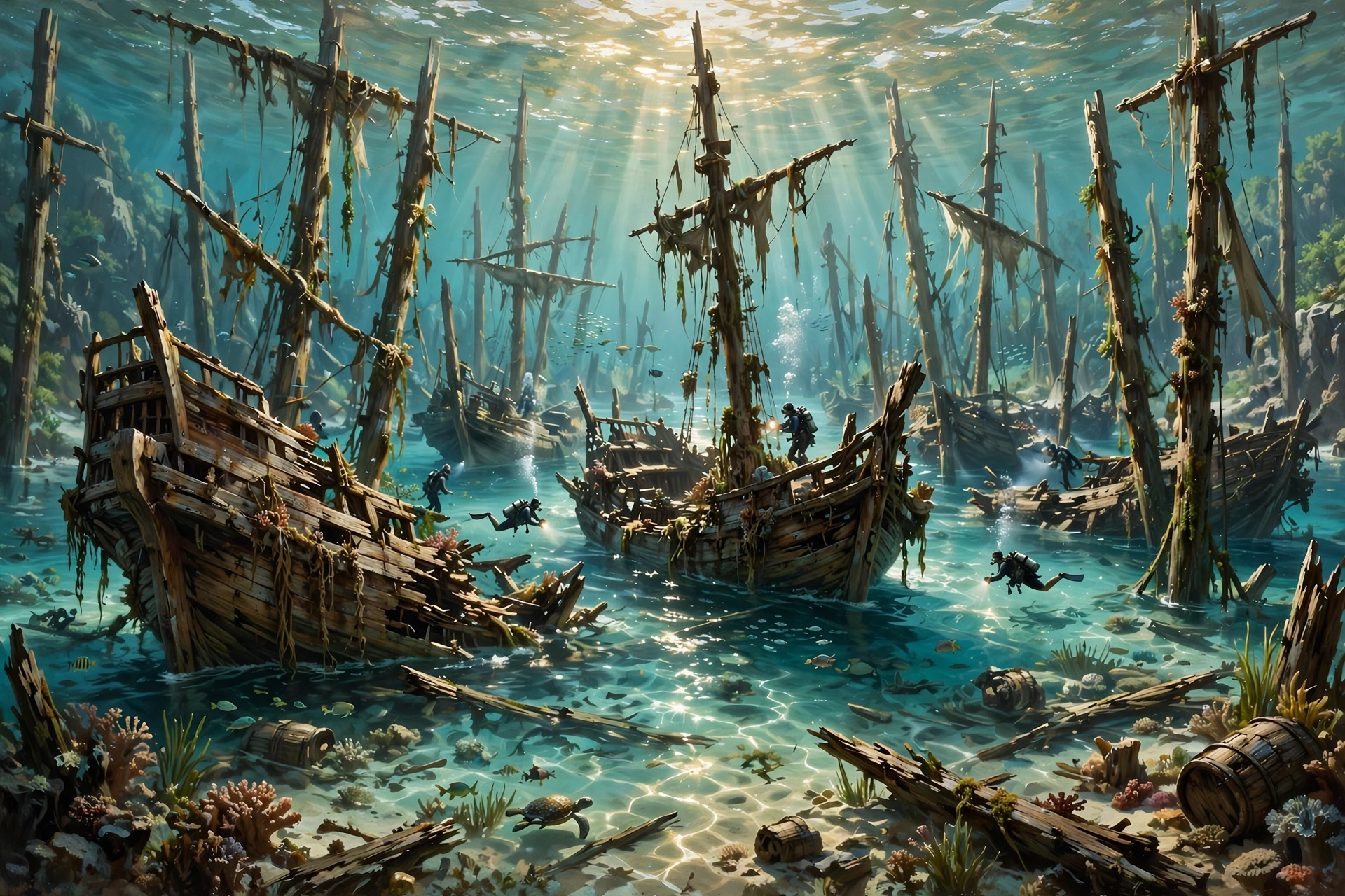 Sunken Ship Graveyard
