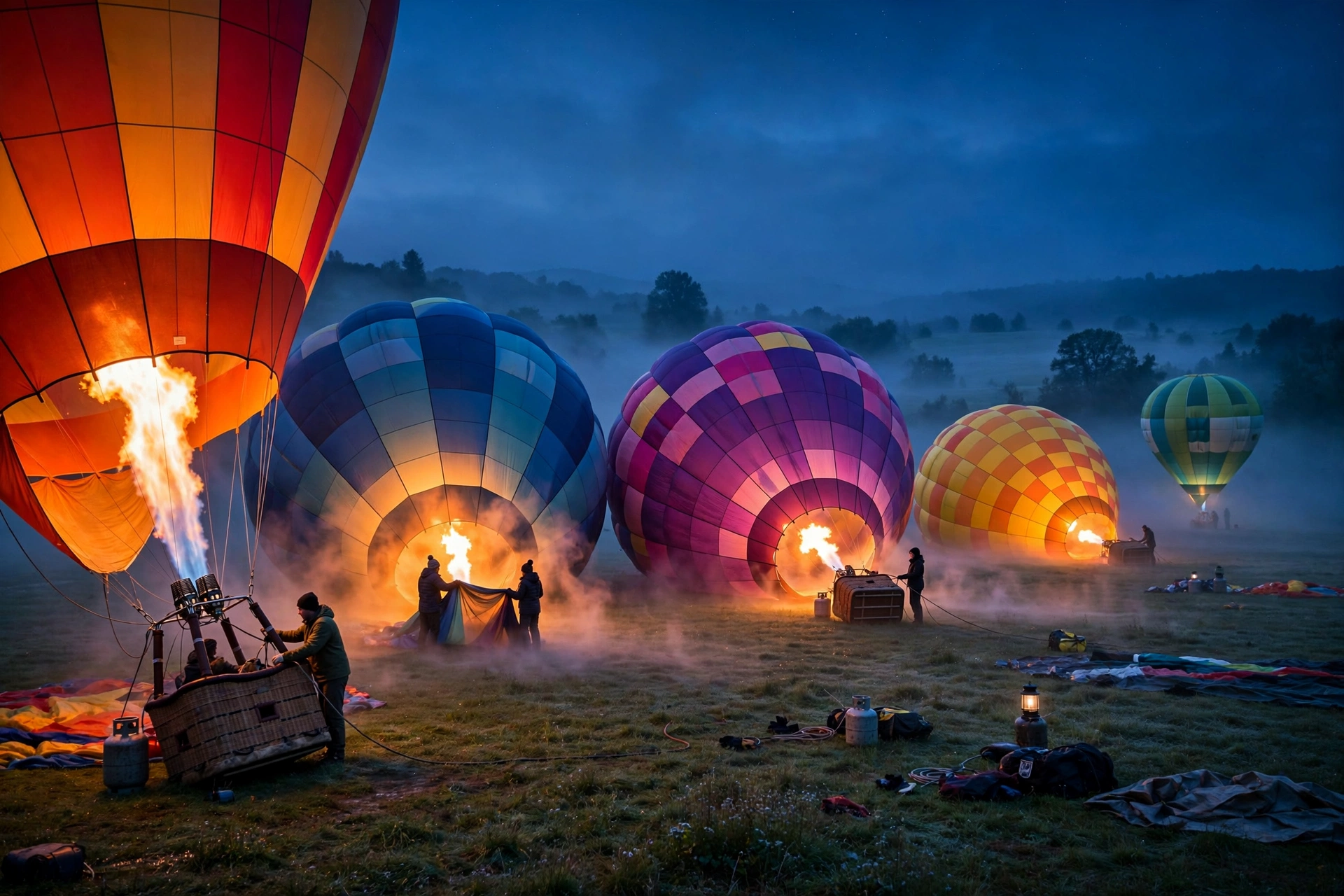 Sunrise Balloon Glow
