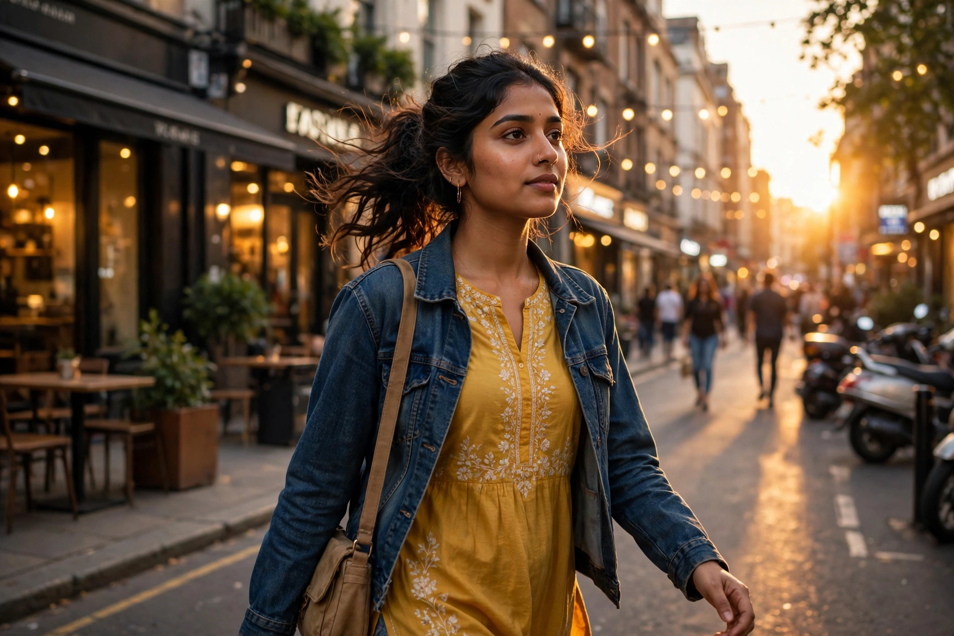 Sunset Street Portrait
