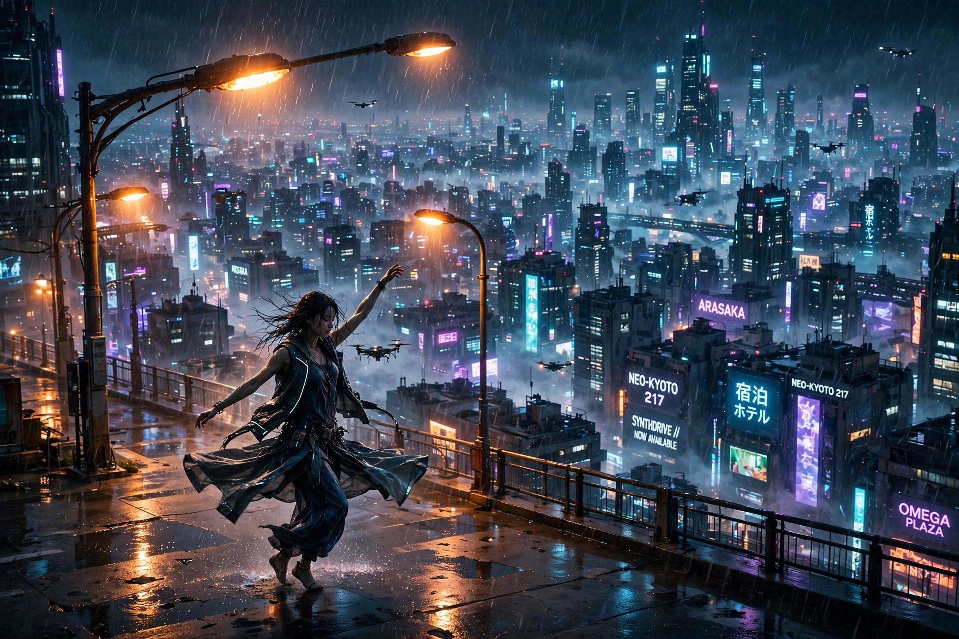Synthwave Street Duel