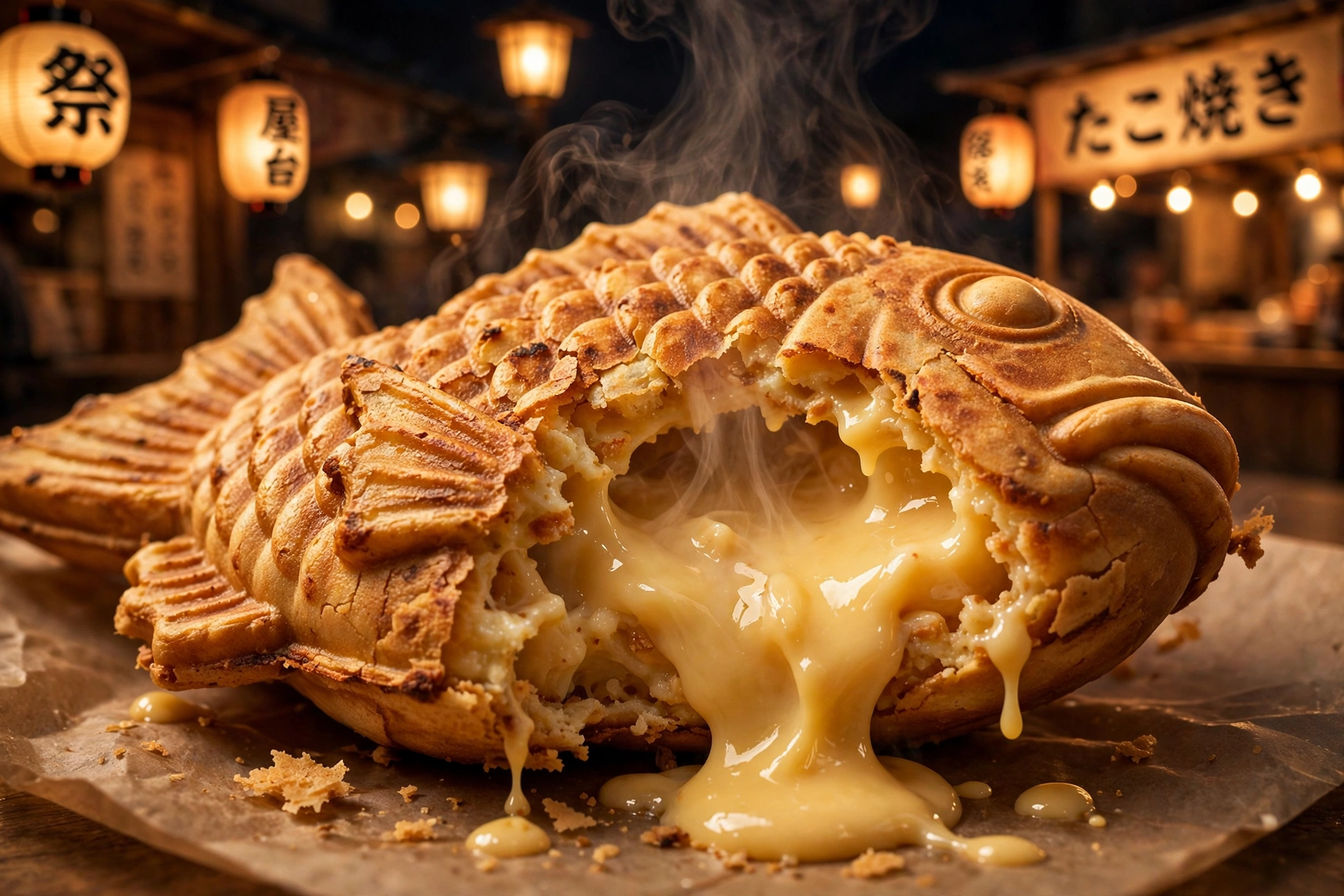 Taiyaki Custard Bite