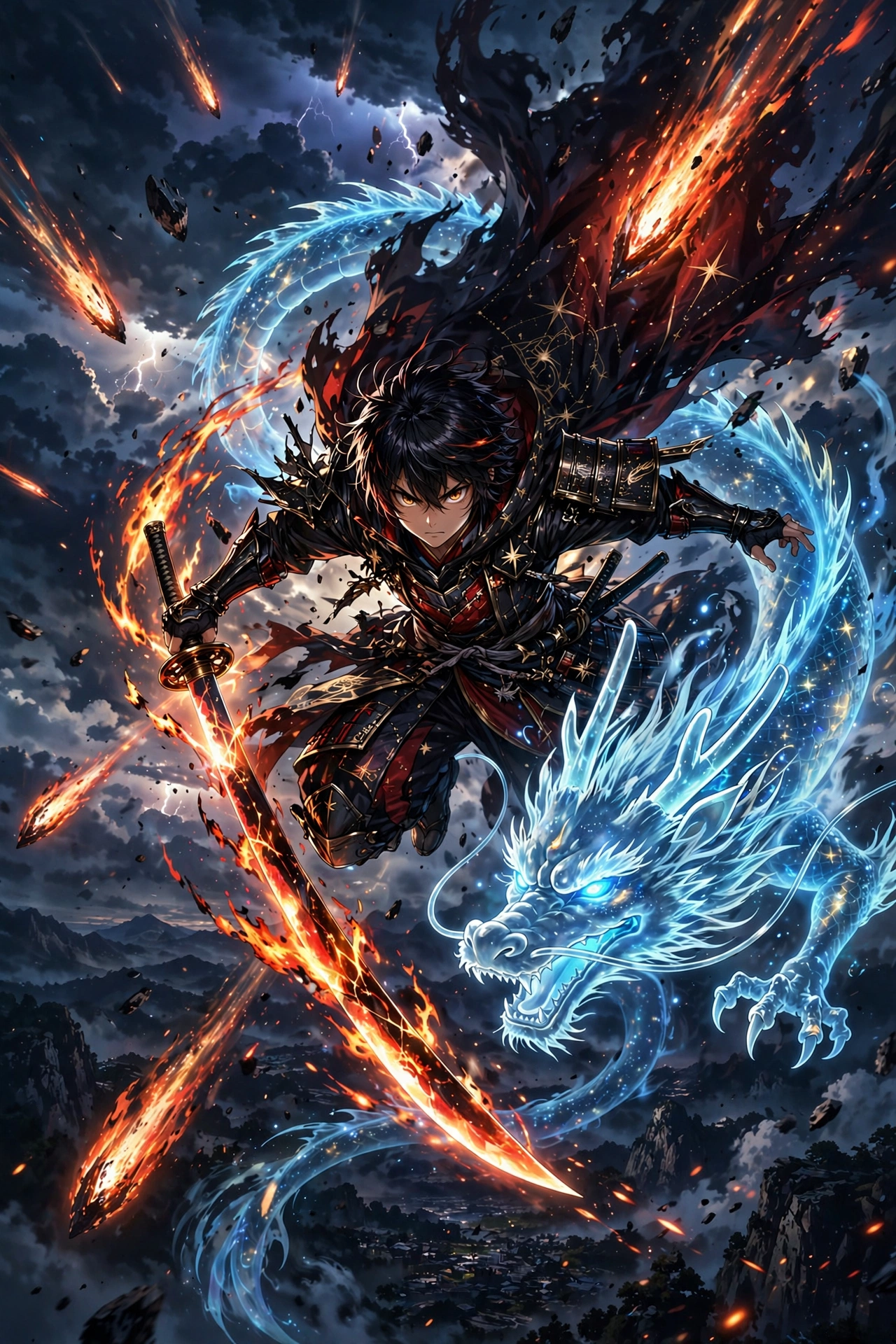 Tattooed Yakuza Dragon
