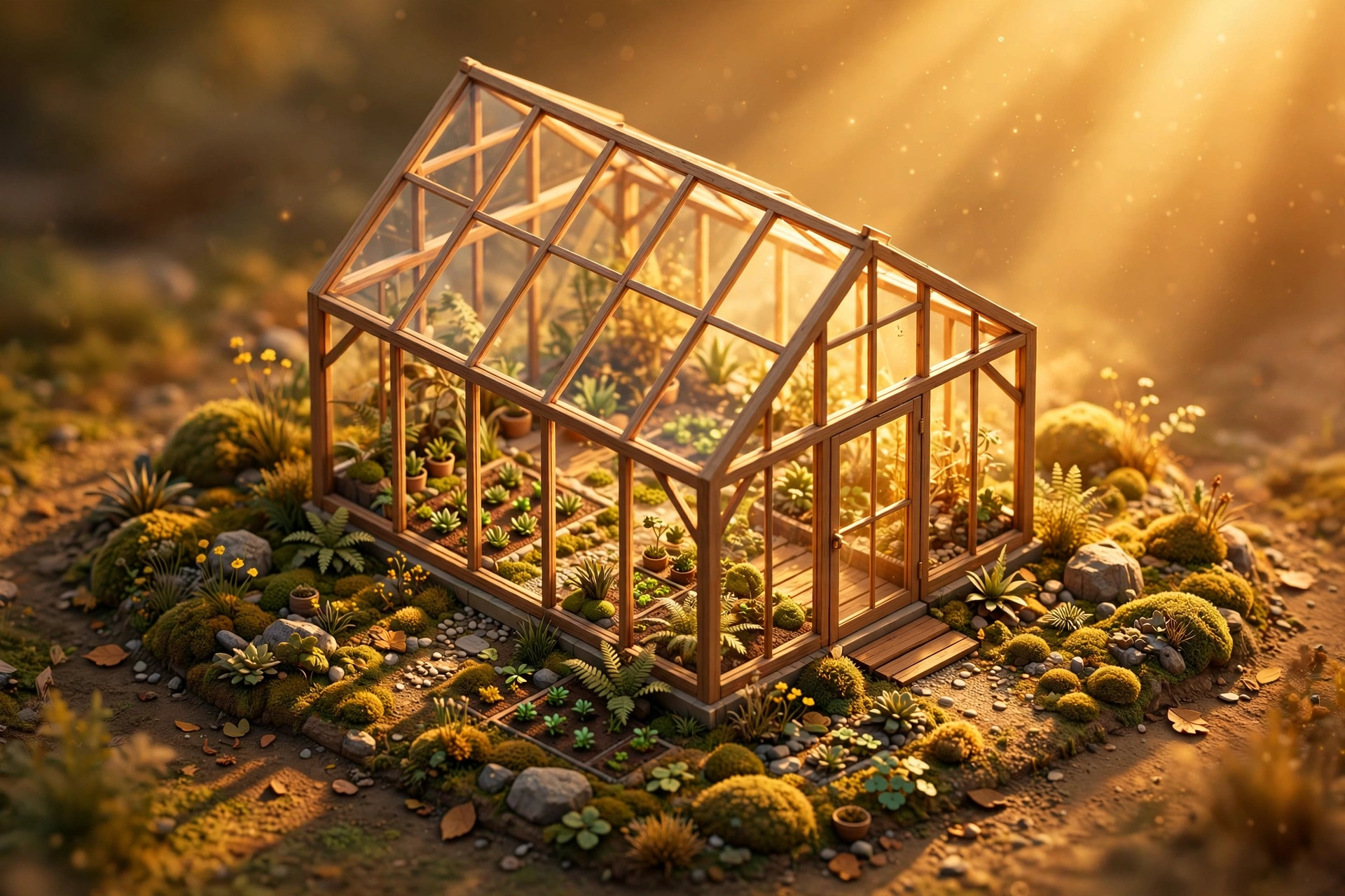 Tiny Greenhouse Isometric