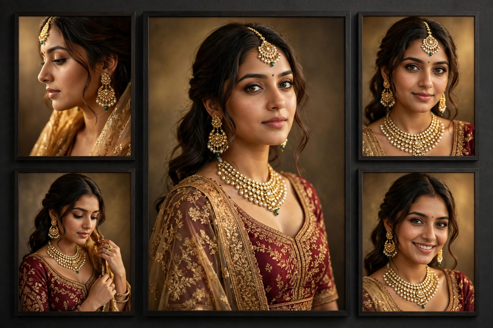 Traditional Ethnic Beauty Collage