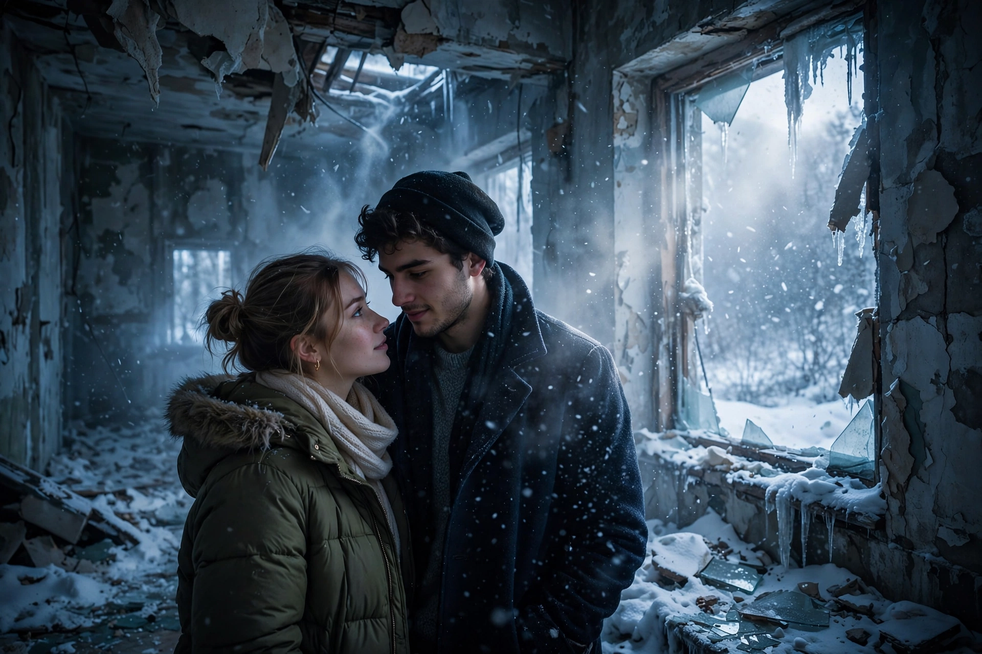 Two-Reference Cinematic Couple Video Prompt