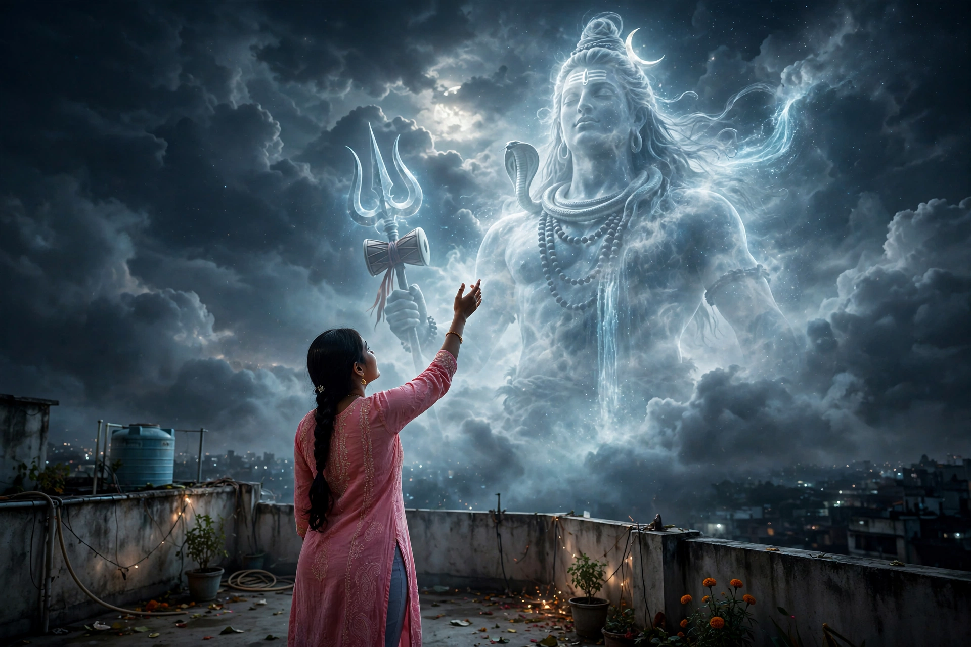 Ultra Realistic Lord Shiva Scene