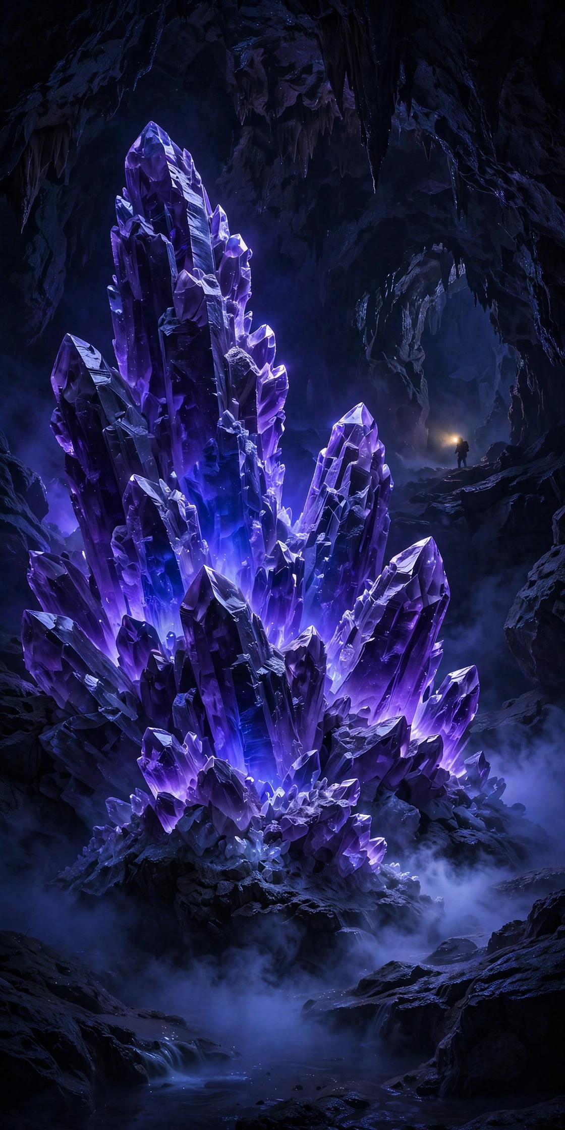 Ultraviolet Cave Crystals