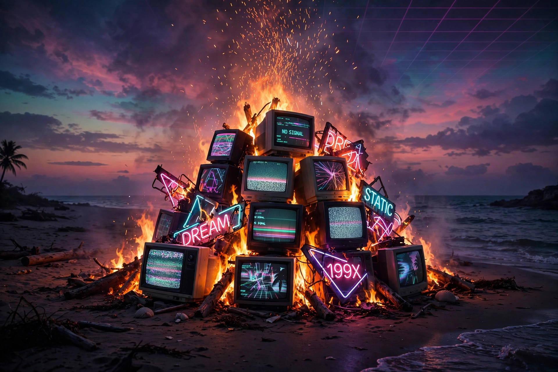 Vaporwave Funeral Pyre