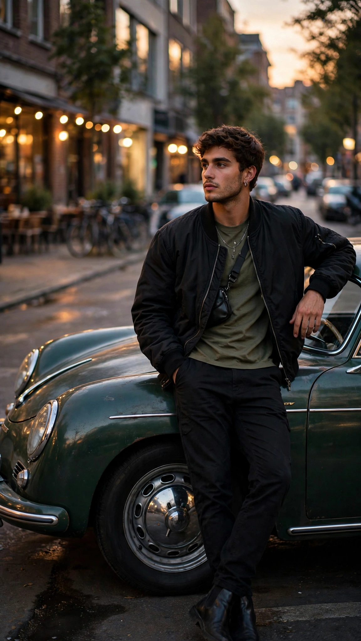 Vintage Car Street Style