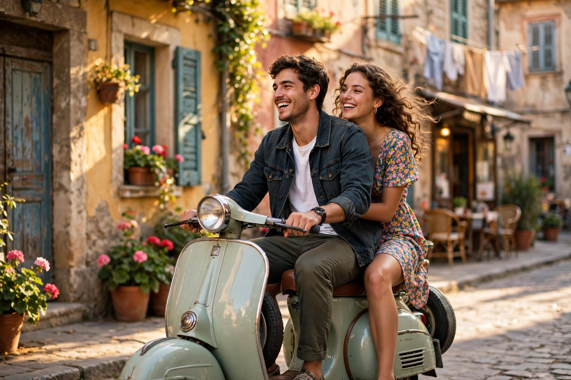 Vintage Scooter Street