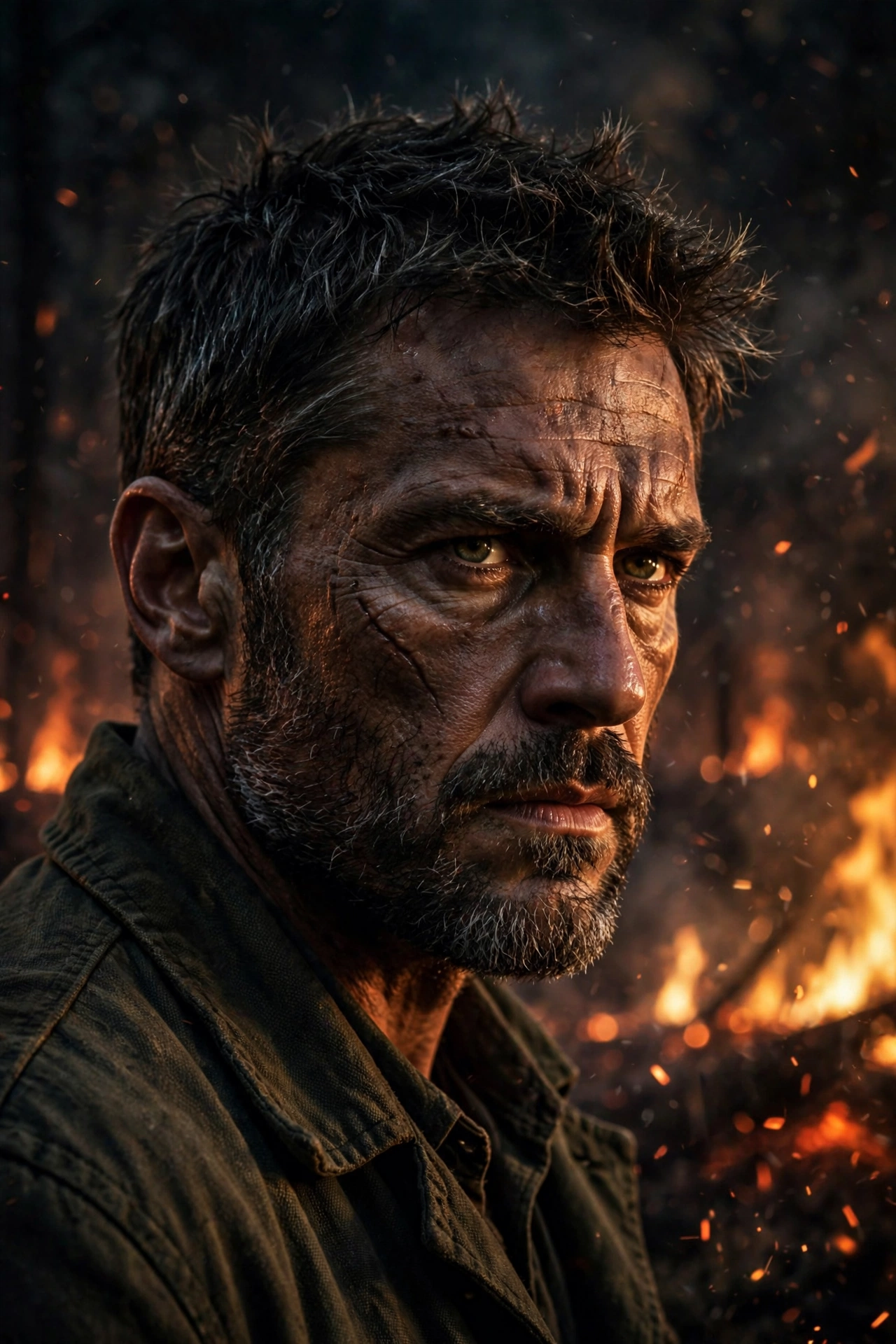 Wild Fire Godfather Portrait