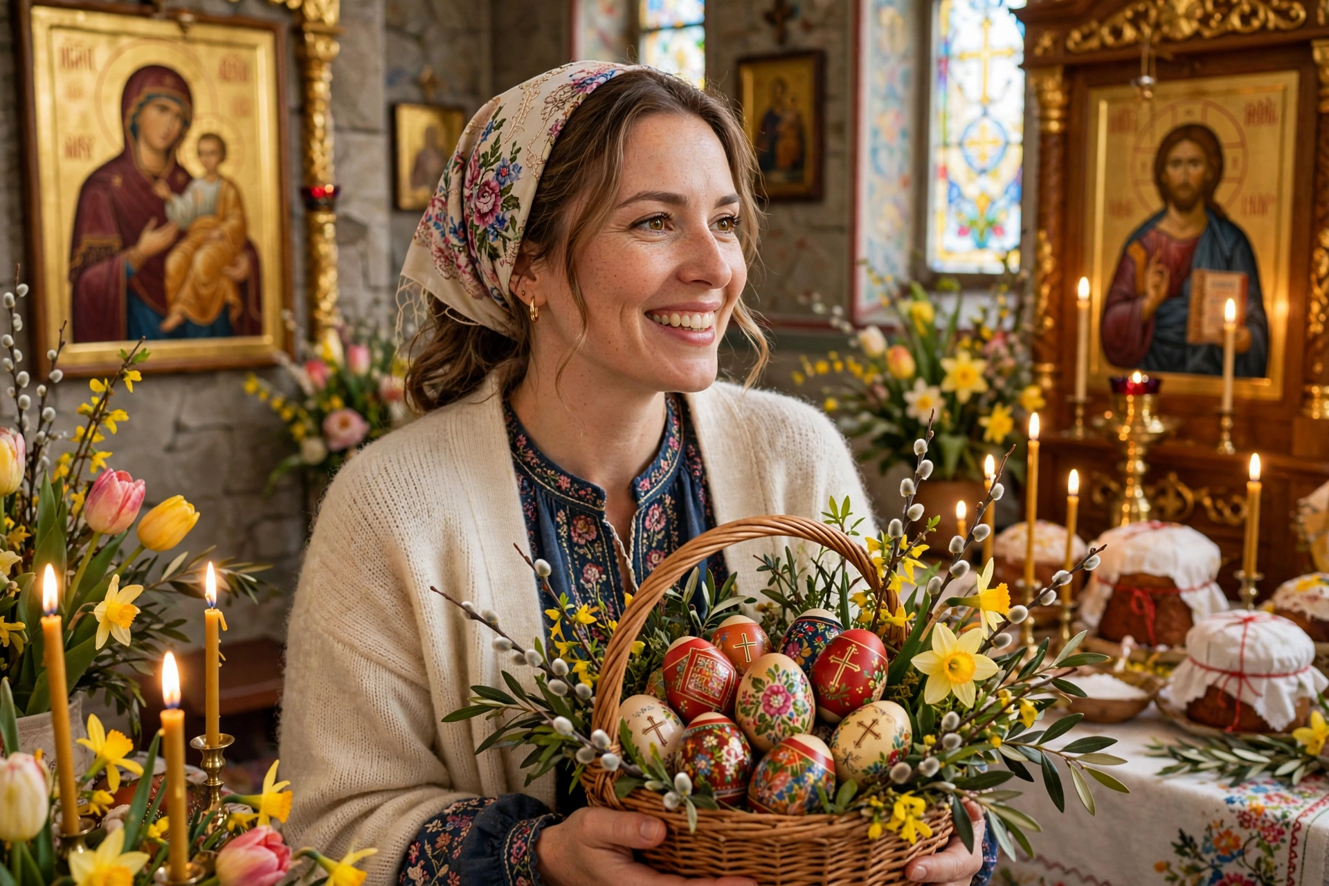 Woman Orthodox Easter