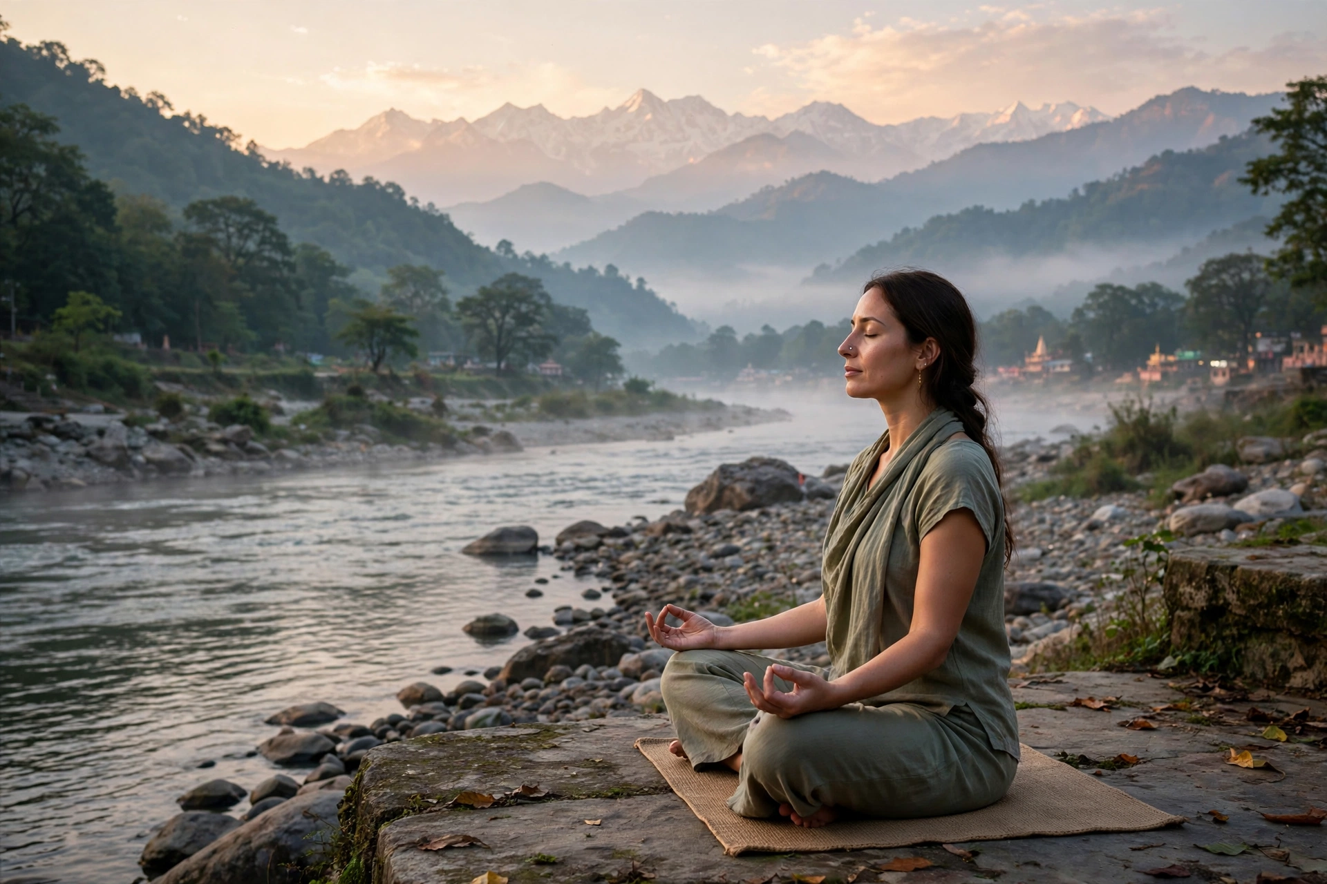 Woman Yoga Meditation