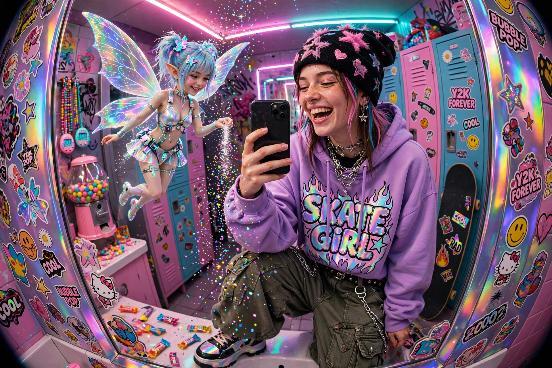 Y2K Skater Girl