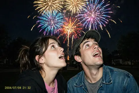 Couple Digicam Fireworks /couple /digicam /fireworks
