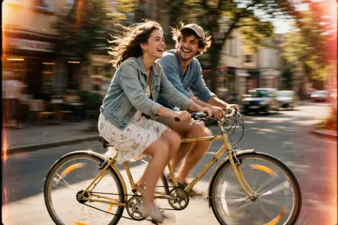 Couple 35mm Bicycle /couple /35mm /bicycle