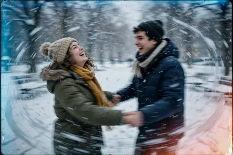 Couple 35mm Snow /couple /35mm /snow