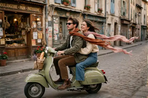 Couple 35mm Scooter /couple /35mm /scooter