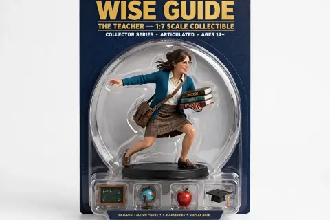 Teacher Scholar Figurine Box