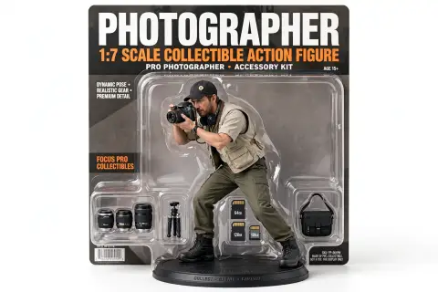 Photographer Figurine Box
