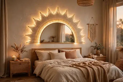 Sun Arch LED Mirror