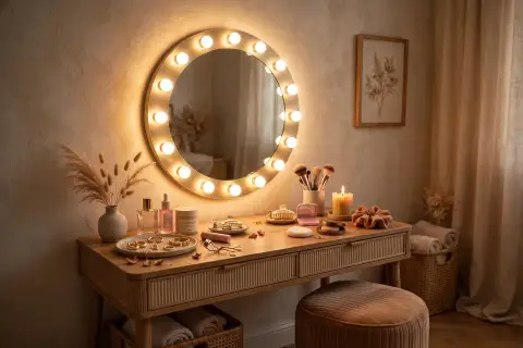 Vanity Table LED Glow