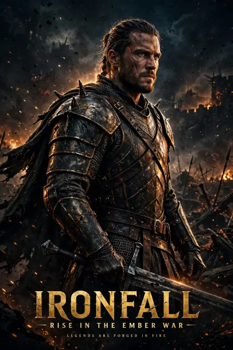 Warrior Battle Poster