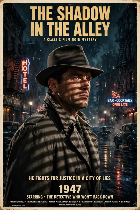 Noir Detective Poster