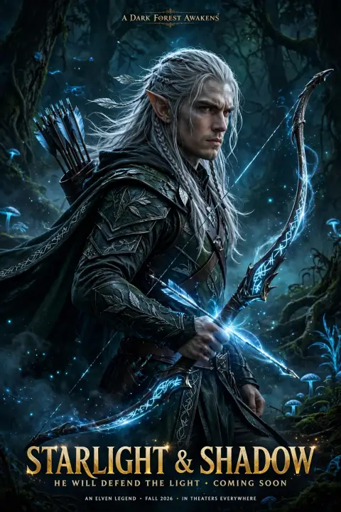 Elven Archer Poster