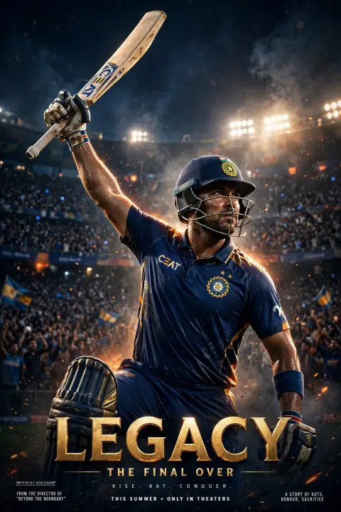 Cricket Legend Poster