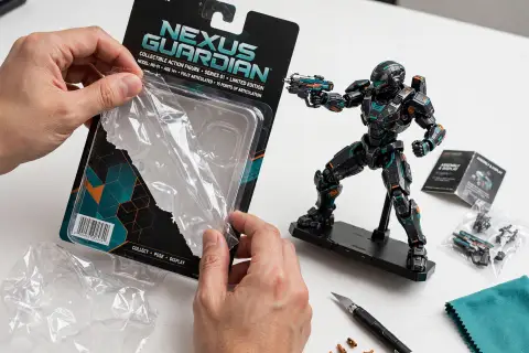 AI Video Figurine Unboxing