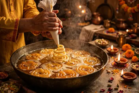 AI Video Diwali Sweet Making