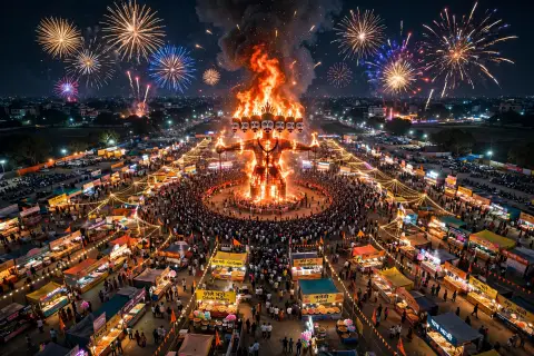 Dussehra Ground Aerial