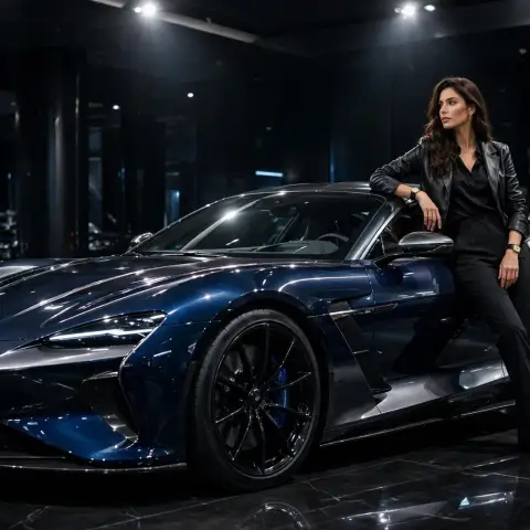 Luxury Car Ad Poster