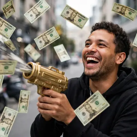Money Gun Shower