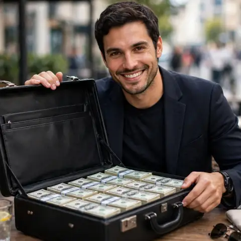 Money Suitcase Reveal