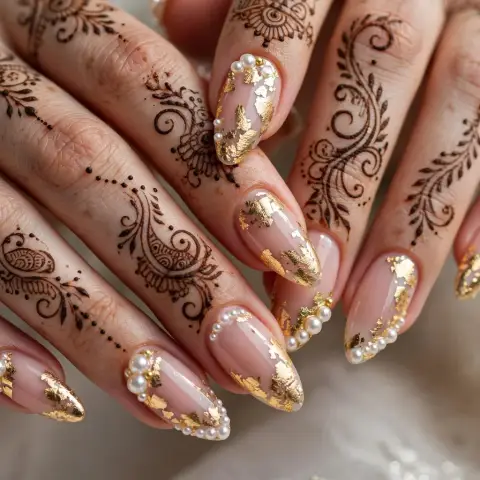 Bridal Nail Art