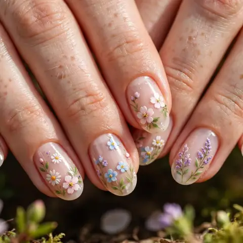 Floral Nail Art