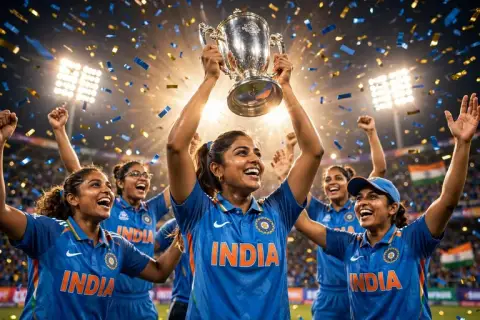 Team India Trophy Celebration