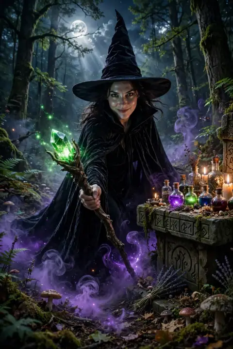 Witch Look Transformation