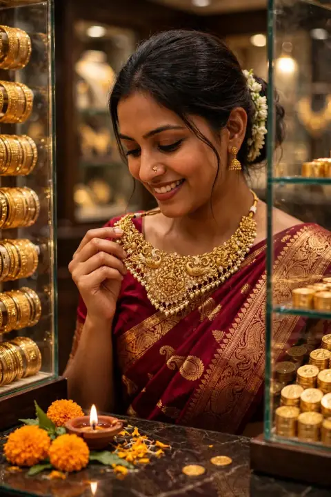 Dhanteras Gold Jewellery Moment