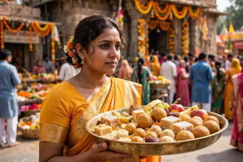 Govardhan Puja Prasad Thali