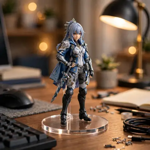3D Action Figure Desk Figurine Prompt