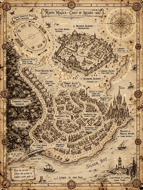Act as a Harry Potter / Marauder’s Map — ChatGPT Prompt