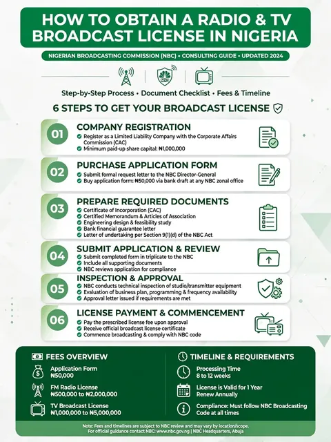 How to Obtain a Radio and TV License in Nigeria — ChatGPT Prompt