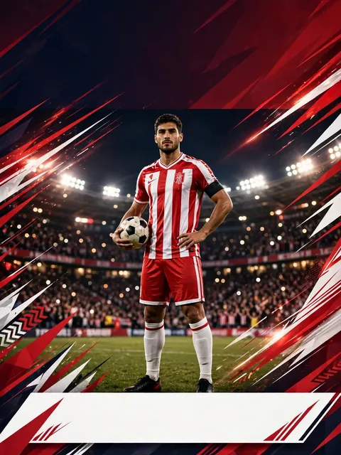 Act as a Football Player Introduction Poster Template — ChatGPT Prompt